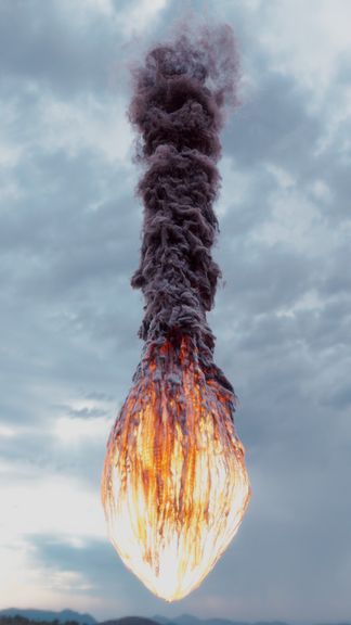 Meteor Houdini Study