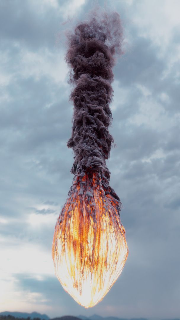 Meteor Houdini Study