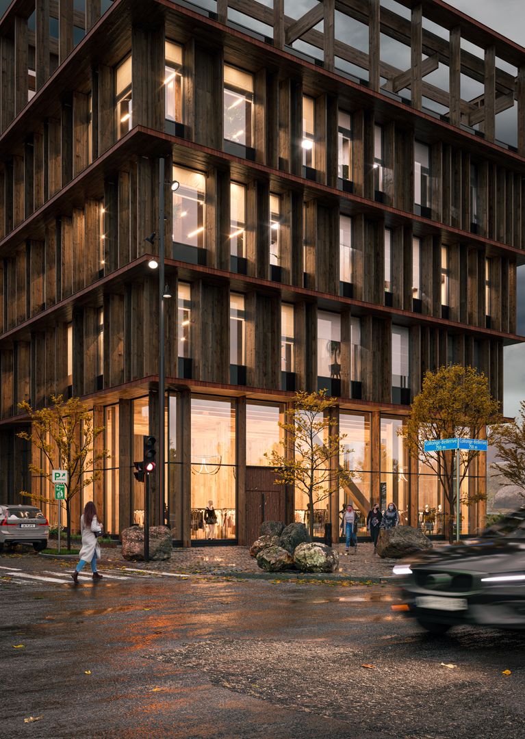 Visualization of FIRST WOODEN OFFICE BUILDING "NODI"