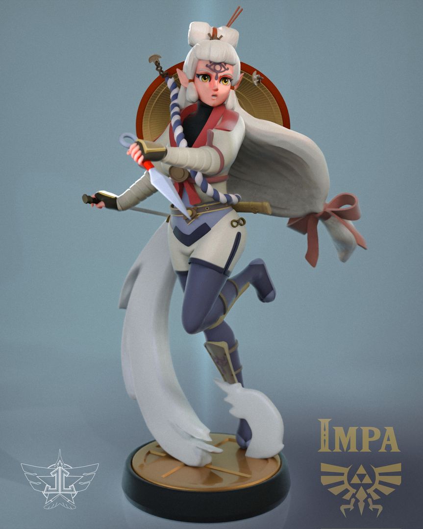 Impa - Hyrule Warriors - 3D Print