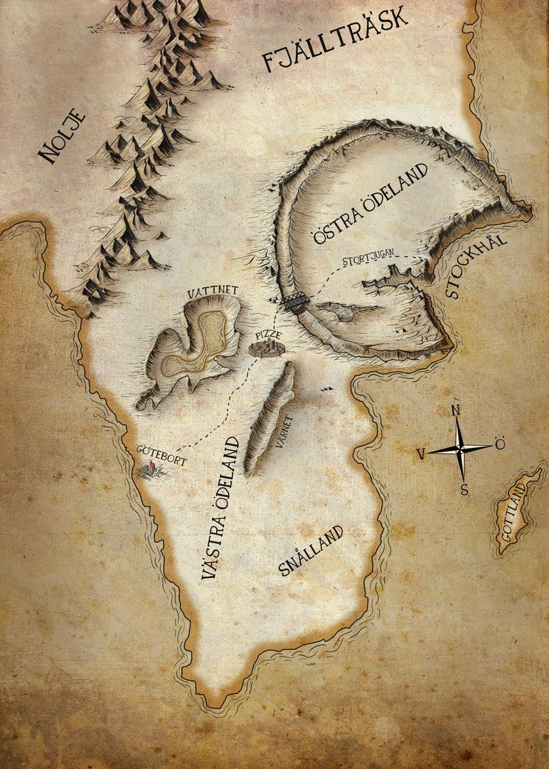 Map for RPG boardgame (knak Mak)
