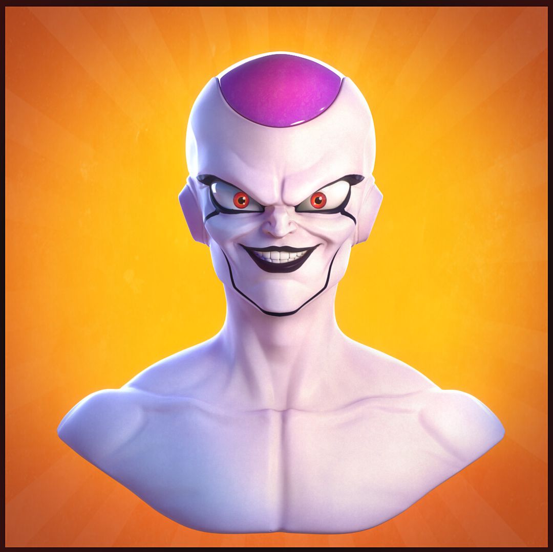 Stylized frieza by lucas G.