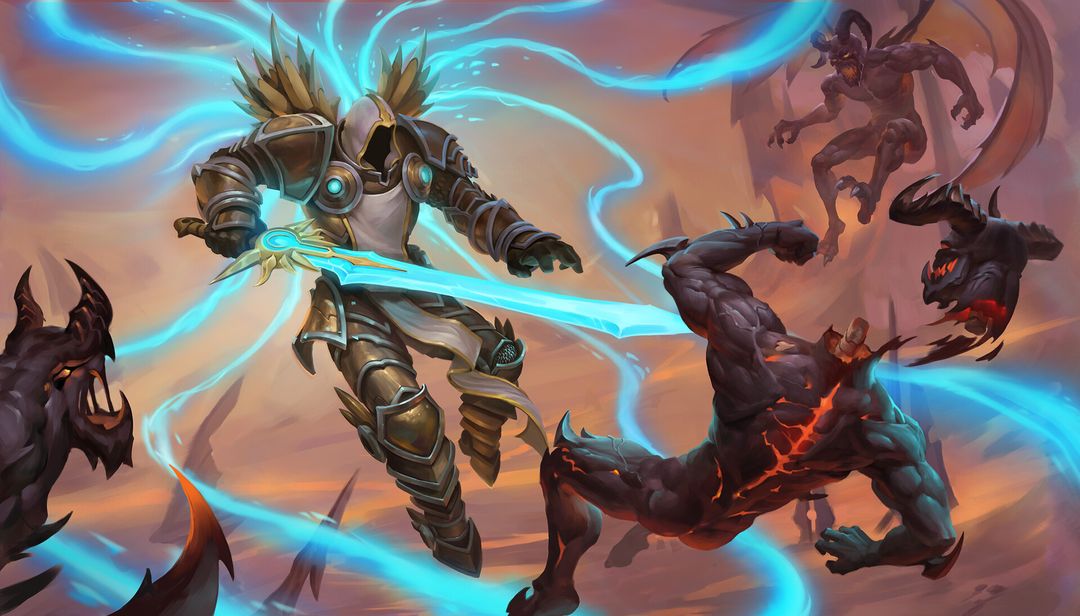 Tyrael Battle Funart