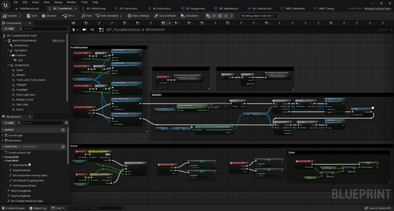 Unreal Engine Vehicle Configurator Blueprints