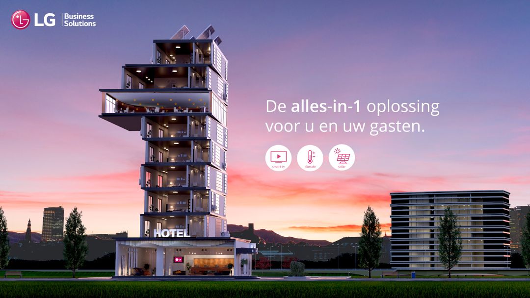 LG 3-in-1 Business Solutions digital 3D poster