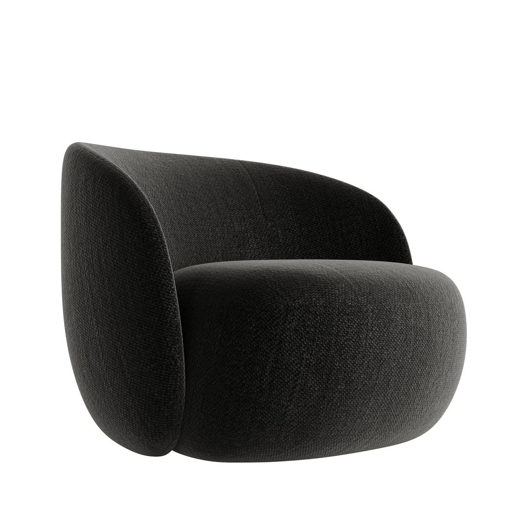 Contemporary armchair with multiple colors