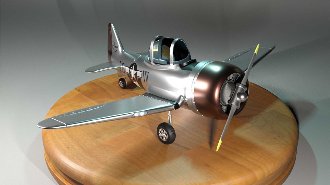 Airplane Cartoon 3D