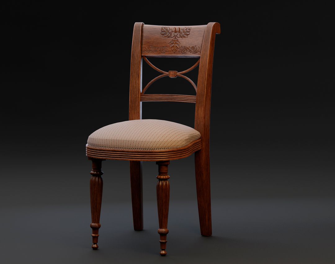 Low-poly chair Model by Samanta U.