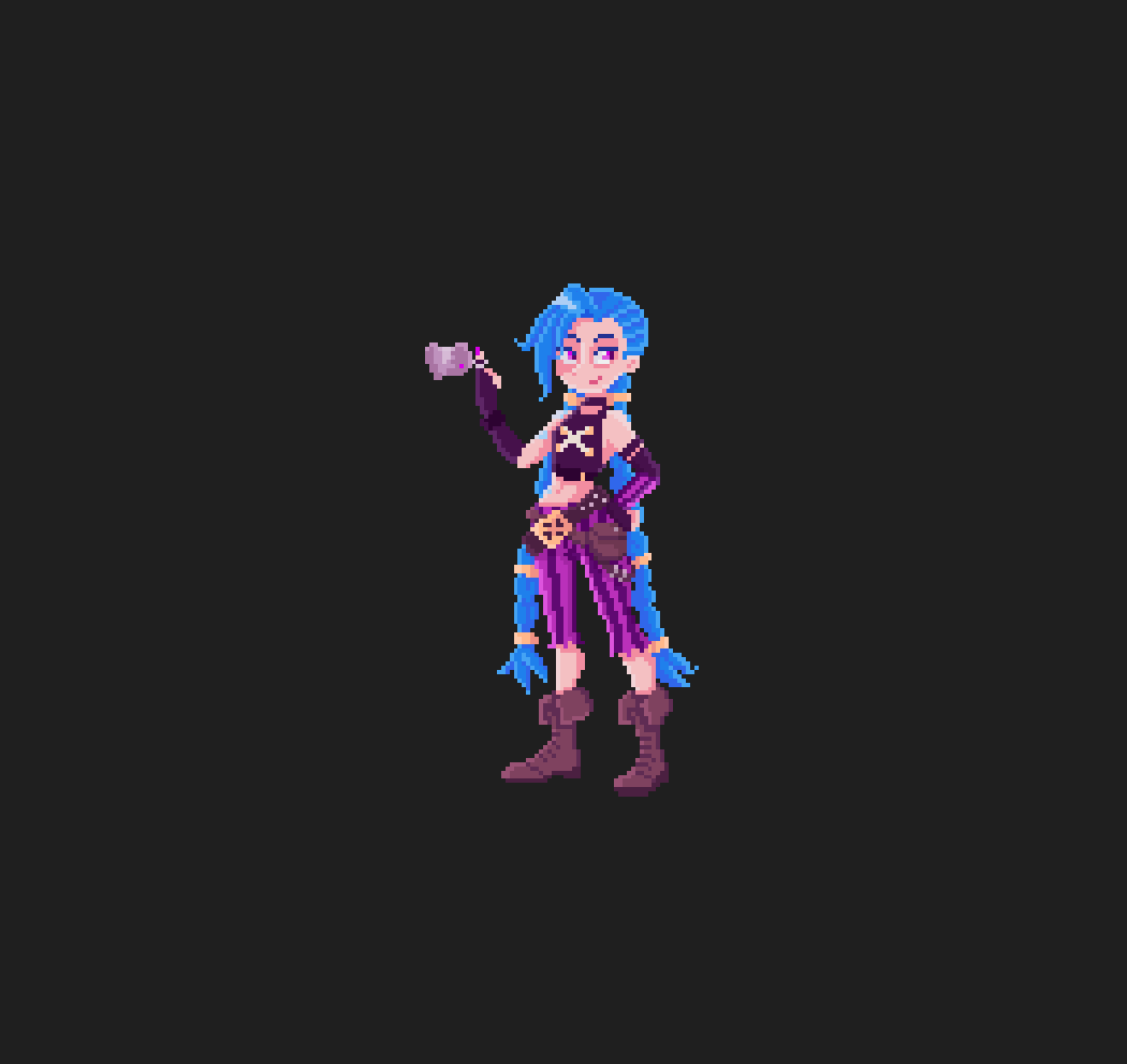 Jinx pixel sprite animation | Pixel Art