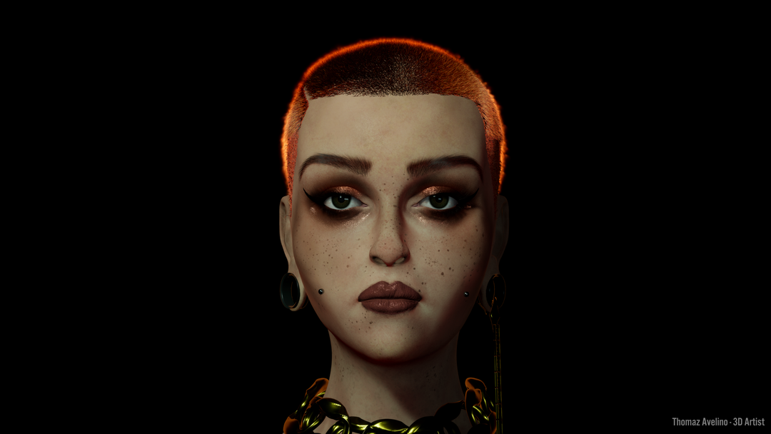 Girl - Inspired by Hannachi Seif Artwork