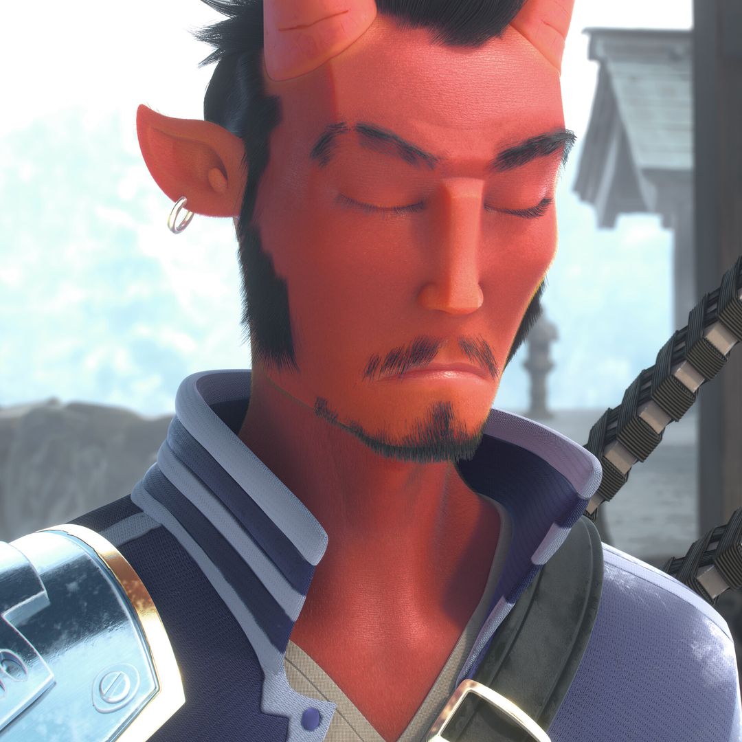 Tielfling Street Samurai