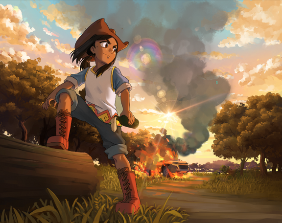 Entre as Estrelas (Among the Stars) | 2D Creature Concept Art