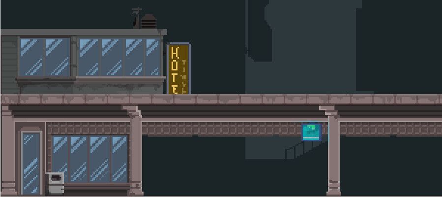 Pixel Art | Hotel | TrainStation