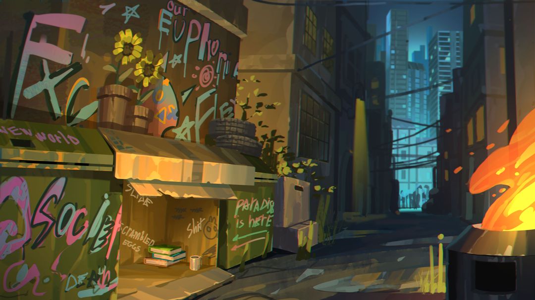 Background assets | 2D Game Building Concept Art