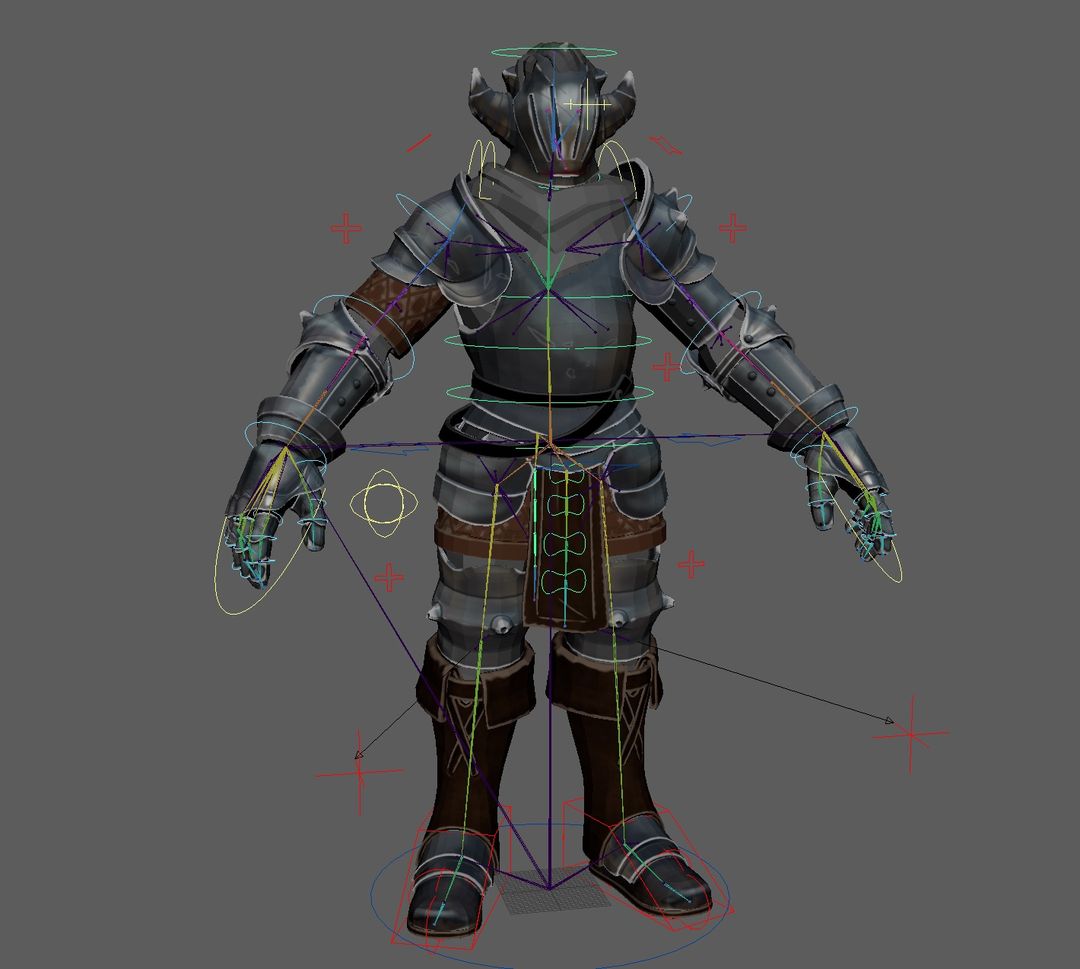 Knight rig for Unreal engine mannequin (Battle for Faenora)