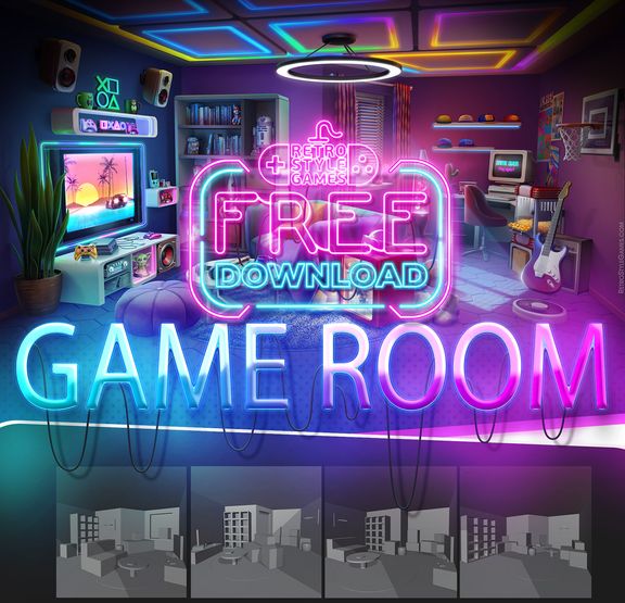 Gaming Room – 2D and 3D Home Design (Redecor)