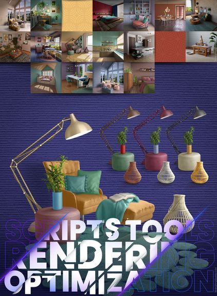 3D Home Interiors for Design Game