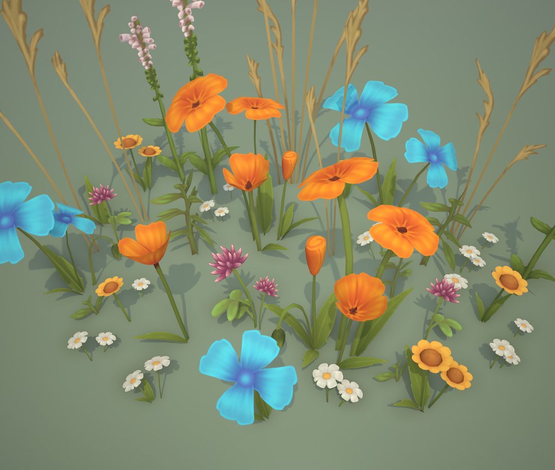 Stylized Wildflowers Pack