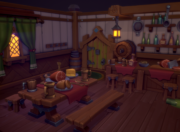 Tavern mini scene