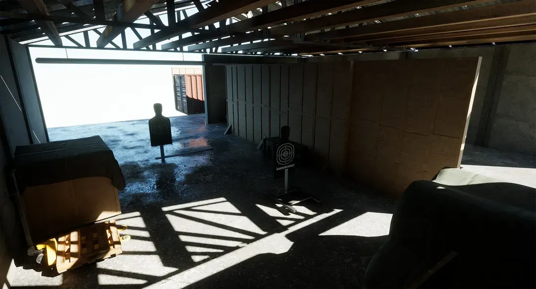 Shooting Range Interior - Unreal