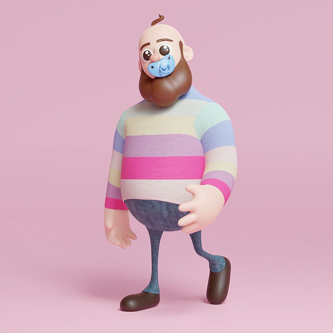 Cute 3D Characters by Rafael G.