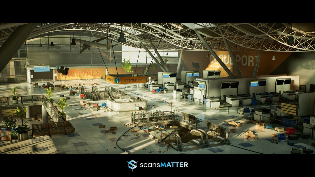 Abandoned Airport - UE5 Marketplace Environment