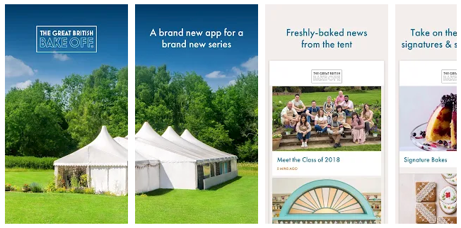 The companion app to The Great British Bake-Off