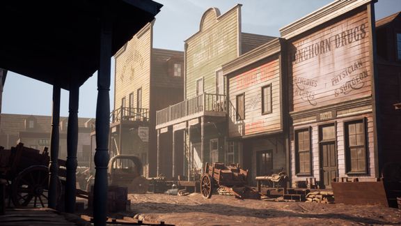 Western Town | 3D Environments & Level Design