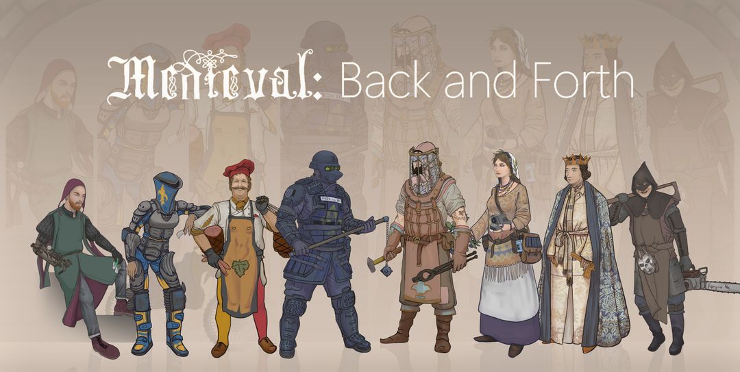 Medieval: Back & Forth ArtStation Challenge | 2D Character Concept Art