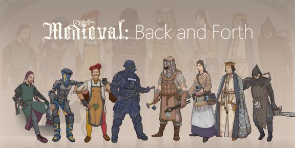 Medieval: Back & Forth ArtStation Challenge | 2D Character Concept Art
