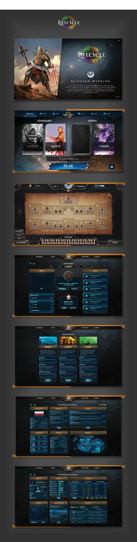 PC UI Design by HPL Game Design