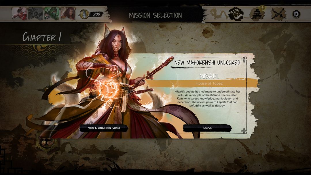 Mahokenshi - Various screens