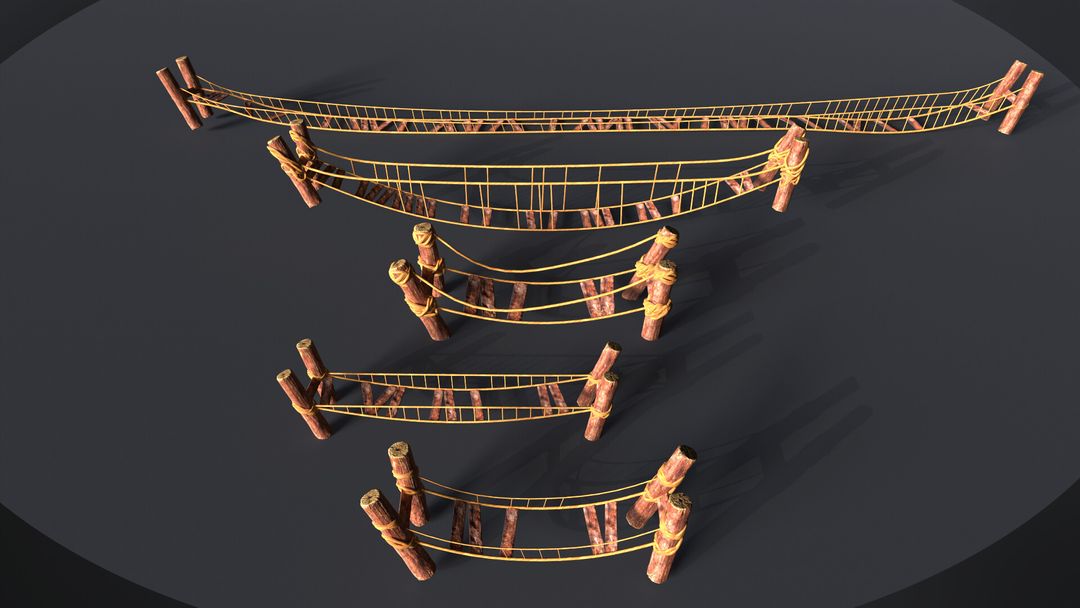 Procedural Bridge Rope by Daniel I.