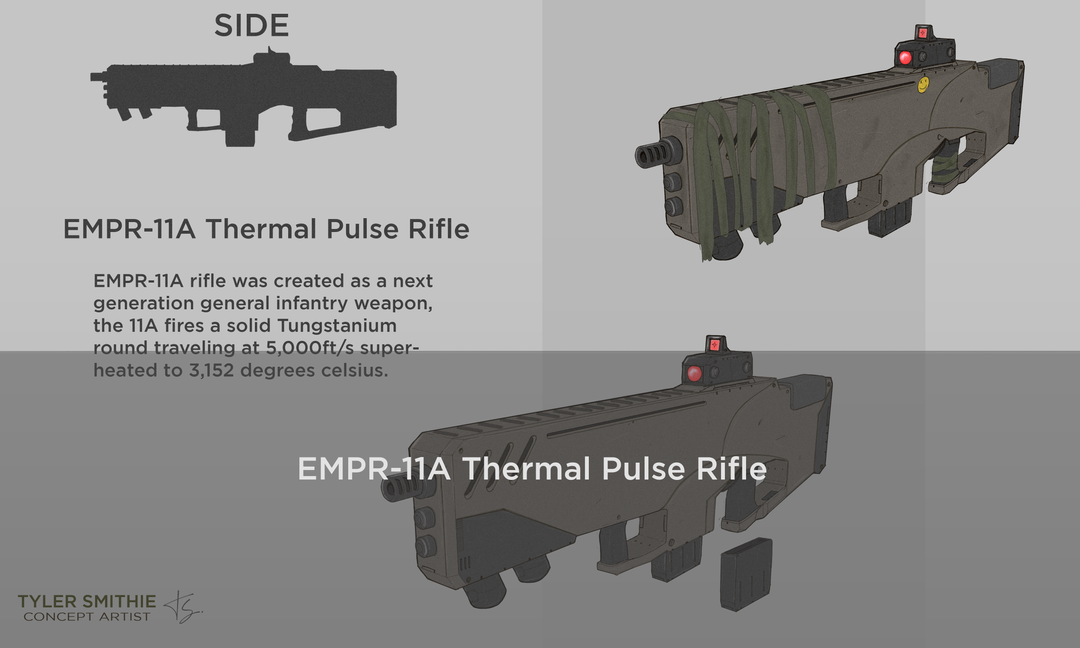 EMPR-11A Thermal Pulse Rifle by Che Tyler S.