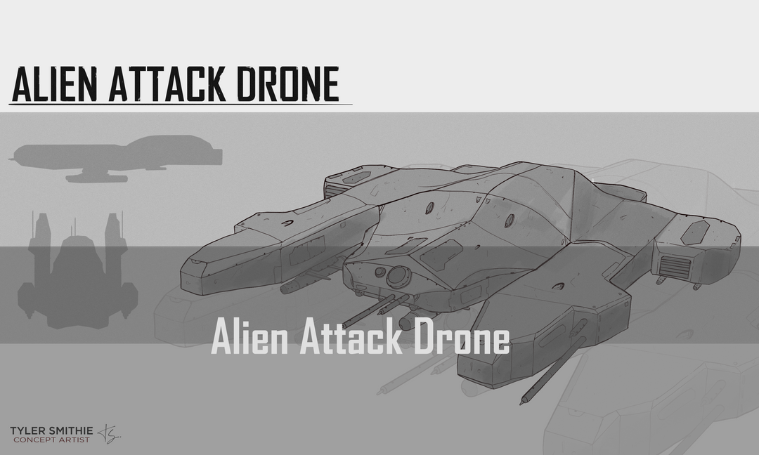 Alien Attack Drone by Che Tyler S.