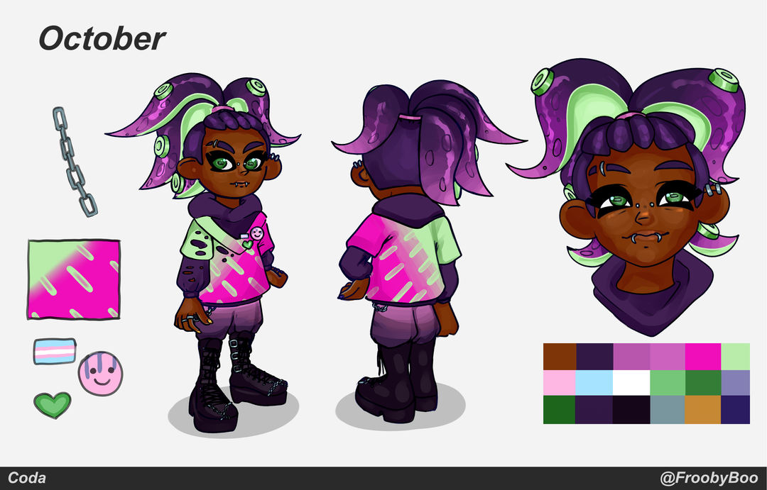 Splatoon Idol Character Project by Coda O.