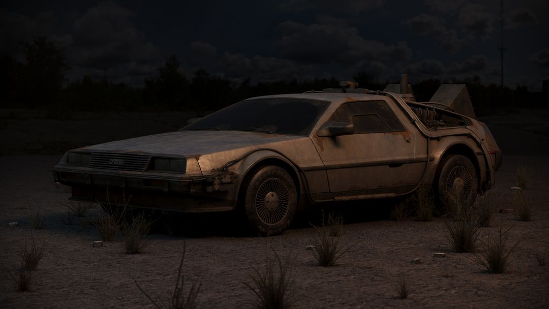 Abandoned Delorean