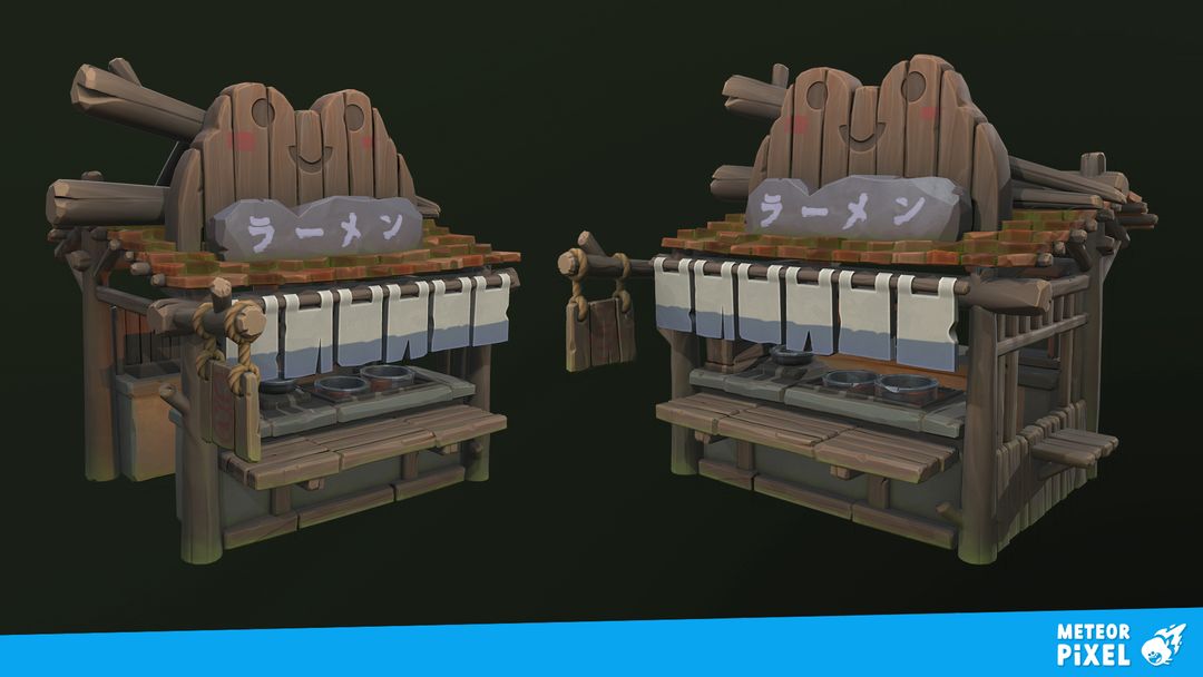 Froggy Ramen - 3D Environment