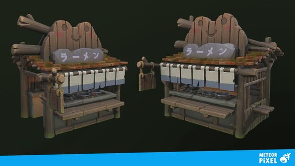 Froggy Ramen - 3D Environment