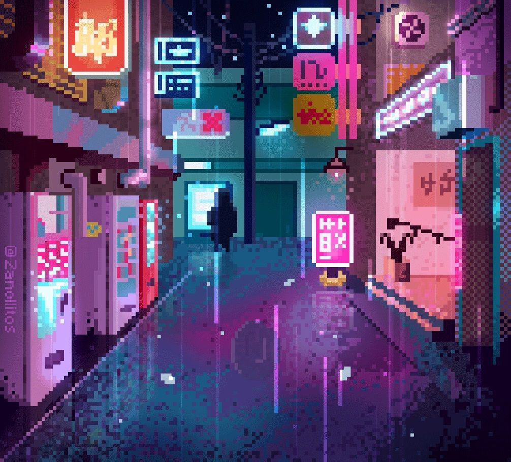 Cyberpunk Pixel Art