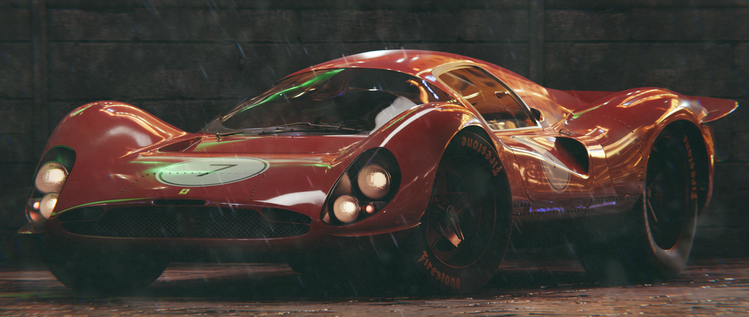 Ferrari 330 P4 | modelling & rendering