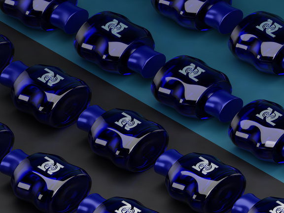 R3D Perfume bottle & box