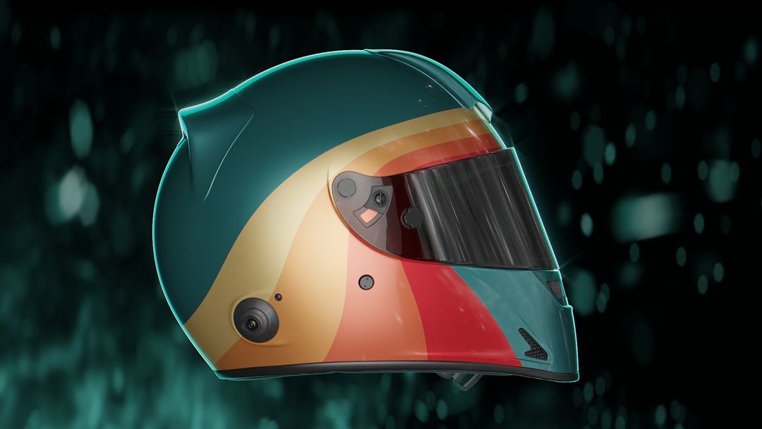 Retro Motorcycle Helmet