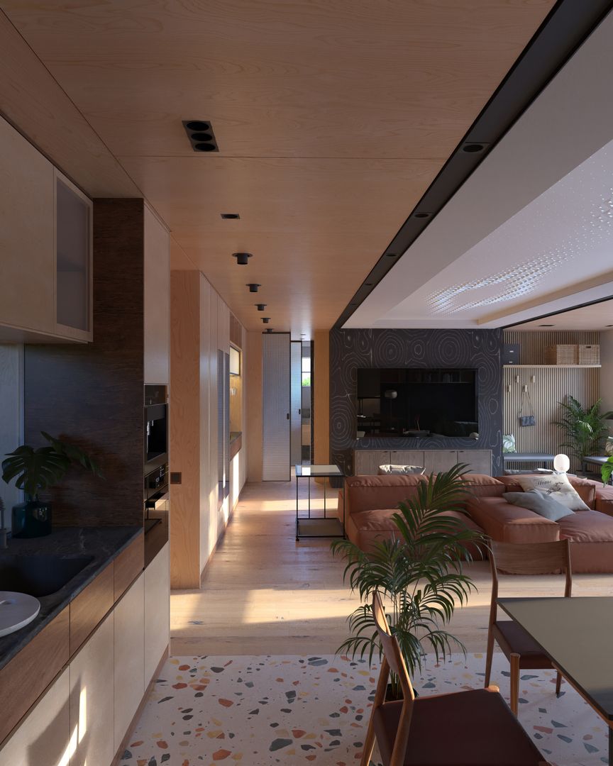 Basement interior design