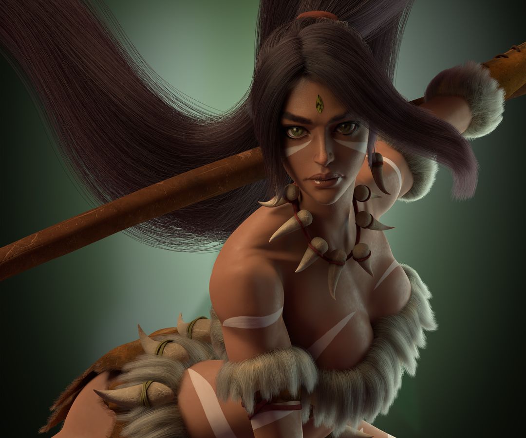3D Character - Nidalee, The Bestial Huntress