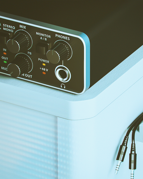 BEHRINGER U-PHORIA UMC204HD PRODUCT VISUALIZATION | 3D Retail Electronics CGIs