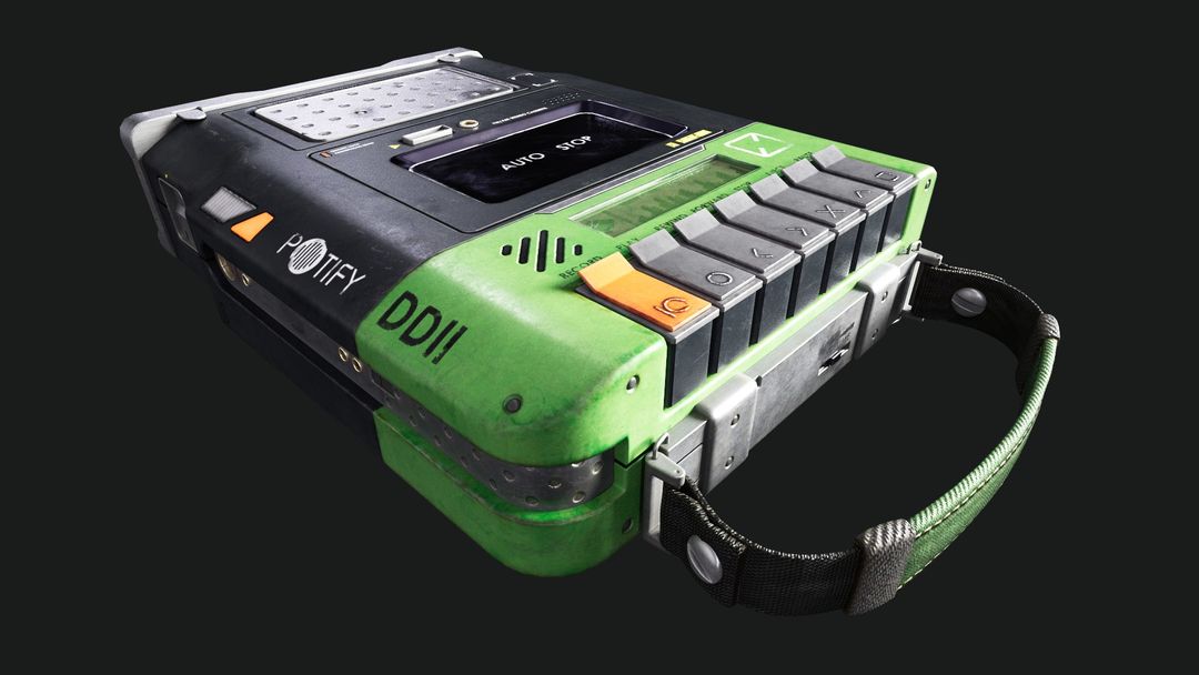 Potify cassette player - Game Ready prop