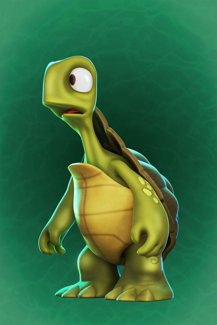 Stylized turtle