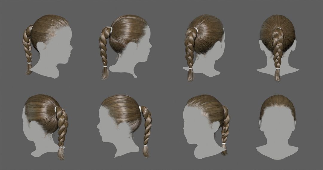 Real-time hair braid