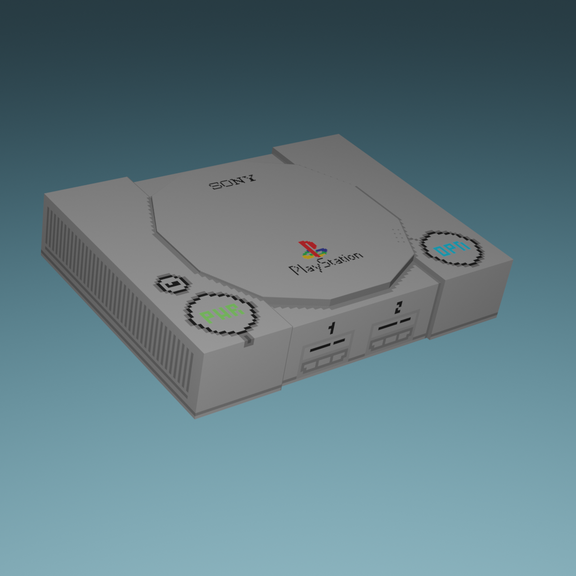Low Poly Playstation - PS1 - PSX